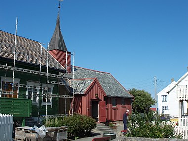 Grips stavkyrka från medeltiden.