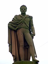 Статуя на велик херцог Лудвиг I фон Баден на шадраван в Карлсруе