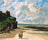 Gustave Courbet - Het strand van Saint-Aubin-sur-Mer.jpg