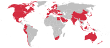 Countries H&M operates in (2023) H&M Global map (1).png