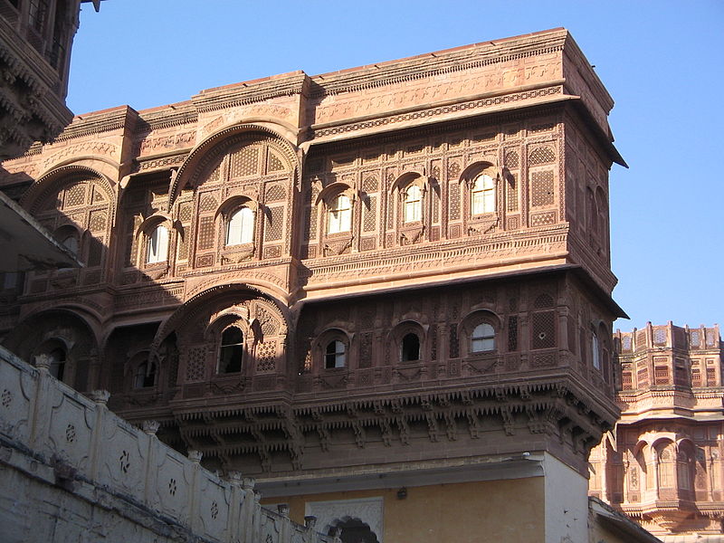 File:Haveli at Mehrangarh Fort in Jodhpur.JPG