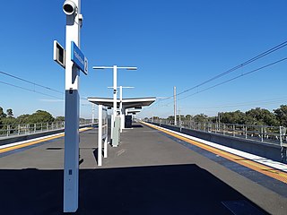 Hawkstowe railway station Railway station in Victoria, Australia