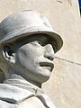 Head of Poilu on Vron monument aux morts-W.JPG