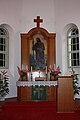 English: Altar in the protestant parish church Deutsch: Altar in der evangelischen Pfarrkirche