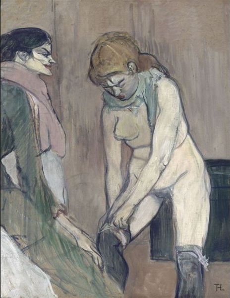 File:Hervé Lewandowski Femme tirant son bas by Toulouse-Lautrec.jpg