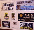 old advert signs