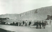 Holyrood Cricket Ground in the late 19th century. Holyrood Cricket Ground.png