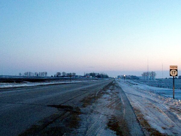 Iowa 17 near Wesley