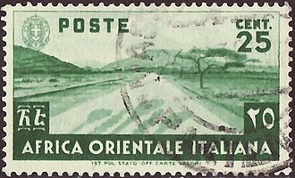 rightA 1938 stamp of Italian Eastern Africa ITA EA 1938 MiNr007 pm B002.jpg