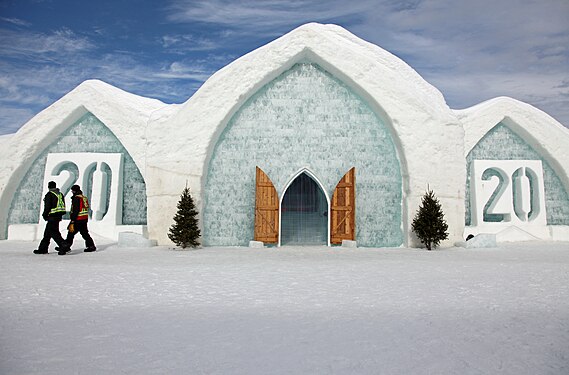 Ice-Hotel in Quebec Canada, the only one in North America