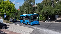 Ikarus E91 (RYH-812) a 251E-vonalon a Tordai út megálló útán.