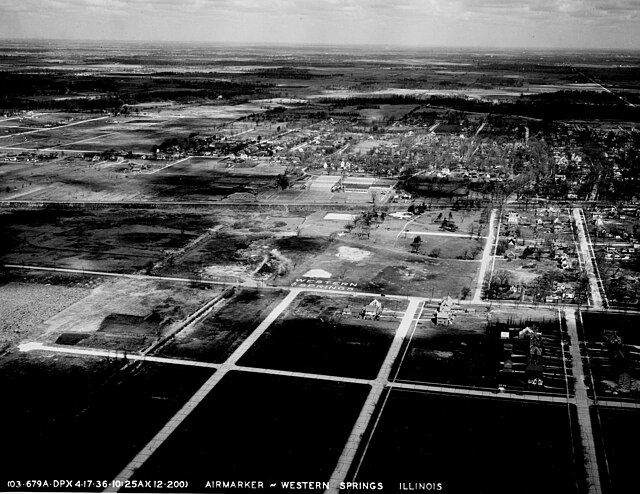 Western Springs in 1936