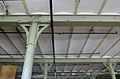 Interieur begane grond hal, detail van ronde kolom met zicht op het witgepleisterde troggewelf, voor herbestemming, voormalige bakkerij 1903 - Zaandam - 20424801 - RCE.jpg