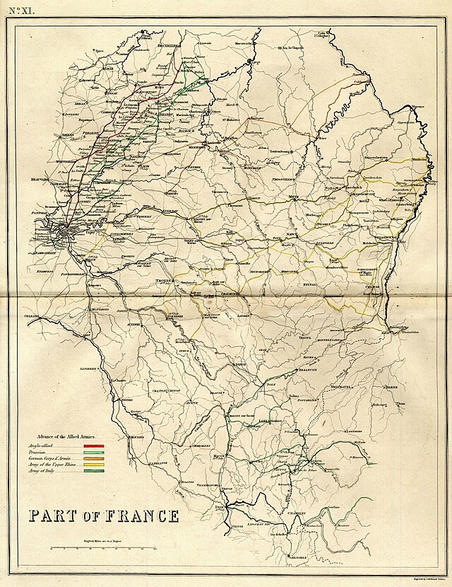 Allied Advance on Paris - The Waterloo Association