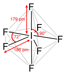 <span class="mw-page-title-main">Iodine heptafluoride</span> Chemical compound