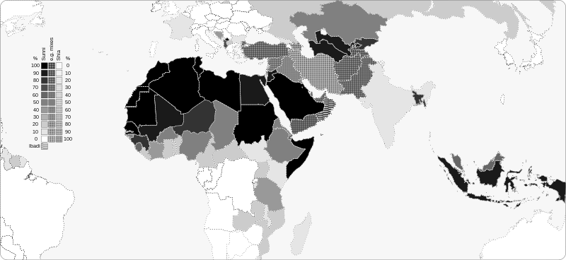 File:Islam by country monochrome.svg