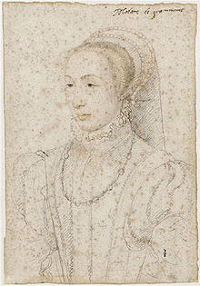 School of Jean Clouet, Portrait of Helene de Clermont J. Clouet - Helene de Clermont, dame d'Aure de Gramont.jpg