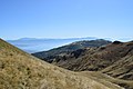 Blick aus dem Jablanica-Gebirge zum Ohridsee