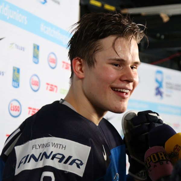 Jesse Puljujarvi was selected fourth overall by the Edmonton Oilers.