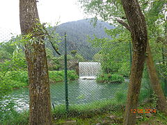 Jhalum river water fall at verinag.JPG