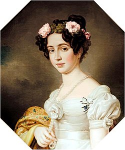 Erzsébet Ludovika királyné Joseph Karl Stieler műve, 1843. után