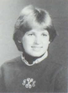 Juli Klyce di tahun 1983 tahunan untuk Thomas Worthington Sekolah Tinggi Worthington, Ohio.png