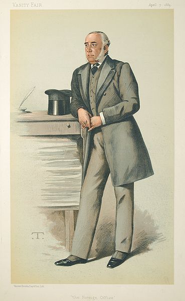 Caricature by Spy published in Vanity Fair in 1883.