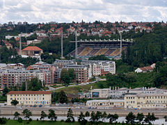 Vue extérieure du stade