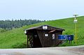 Čeština: Autobusová zastávka ve vsi Kahov, okres Prachatice, Jihočeský kraj. English: Bus shelter in the village of Kahov, Prachatice District, South Bohemian Region, Czech Republic.