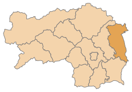 Districte de Hartberg-Fürstenfeld - Mapa