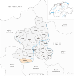 Auenstein - Localizazion