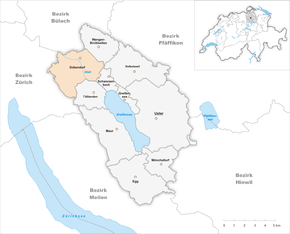 Poziția localității Dübendorf