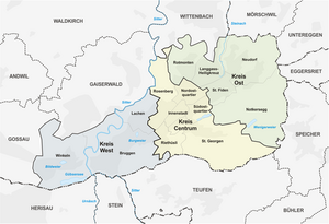 St. Gallen: Name, Geografie, Geschichte