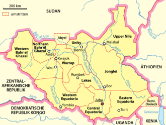 Südsudan: Geographie, Bevölkerung, Geschichte