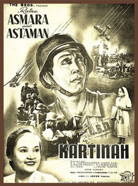 Poster for Kartinah, Andjar's directorial debut