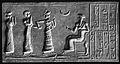 Zakladatel Urského státu Ur-Nammu (sedící), asi 2400 př. n. l.