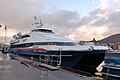 English: The Fjord1 company's passenger ship Kommandøren in the harbour of Bergen, Norway.