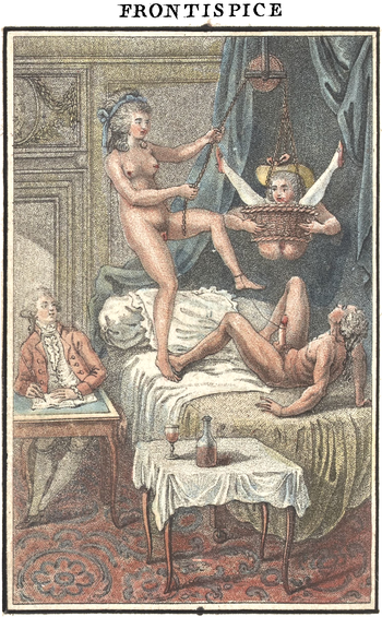 La Matinée libertine ou les Momens bien employés, 1787 illustration