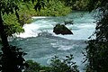 Français : La Sorgue le 31 mai 2008 avec 1,53 mètres de hauteur, La Fontaine de Vaucluse.