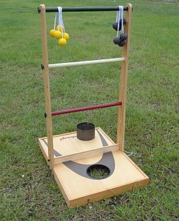 Ladder toss American throwing game