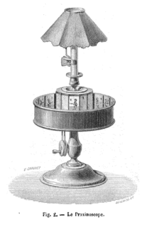 Praxinoscope animation device