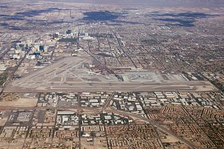 <span class="mw-page-title-main">Harry Reid International Airport</span> Airport near Las Vegas, Nevada, United States