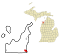 Thumbnail for File:Leelanau County Michigan Incorporated and Unincorporated areas Greilickville Highlighted.svg