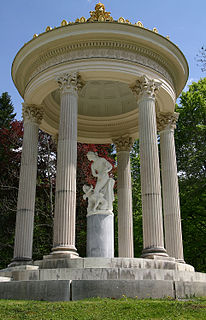 Templo de Venus en el jardín de Linderhof.