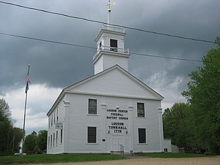 Loudon Town Hall Historic church in New Hampshire, United States