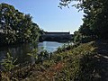 English: Looking up the Northern Canal to the Pawtucket Gatehouse