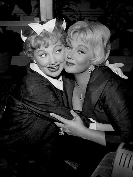 Guest star Lucille Ball with Ann Sothern (1959)
