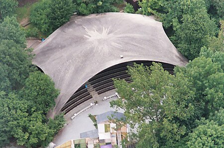 Luftbild Naturtheater Groetzingen