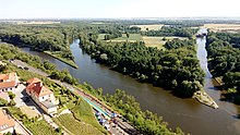 Mündung der Moldau in die Elbe