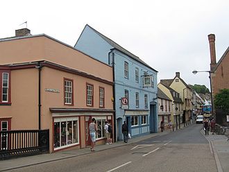 Magdalene Street, looking north from the bridge Magdalene Street, Cambridge - geograph.org.uk - 465949.jpg